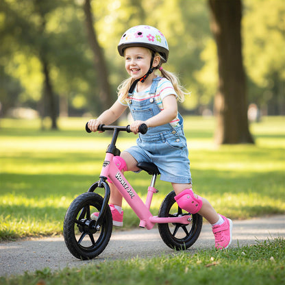 Lightweight Toddler Balance Bike No Pedal Training Bicycle, Pink Kids Bike at Gallery Canada