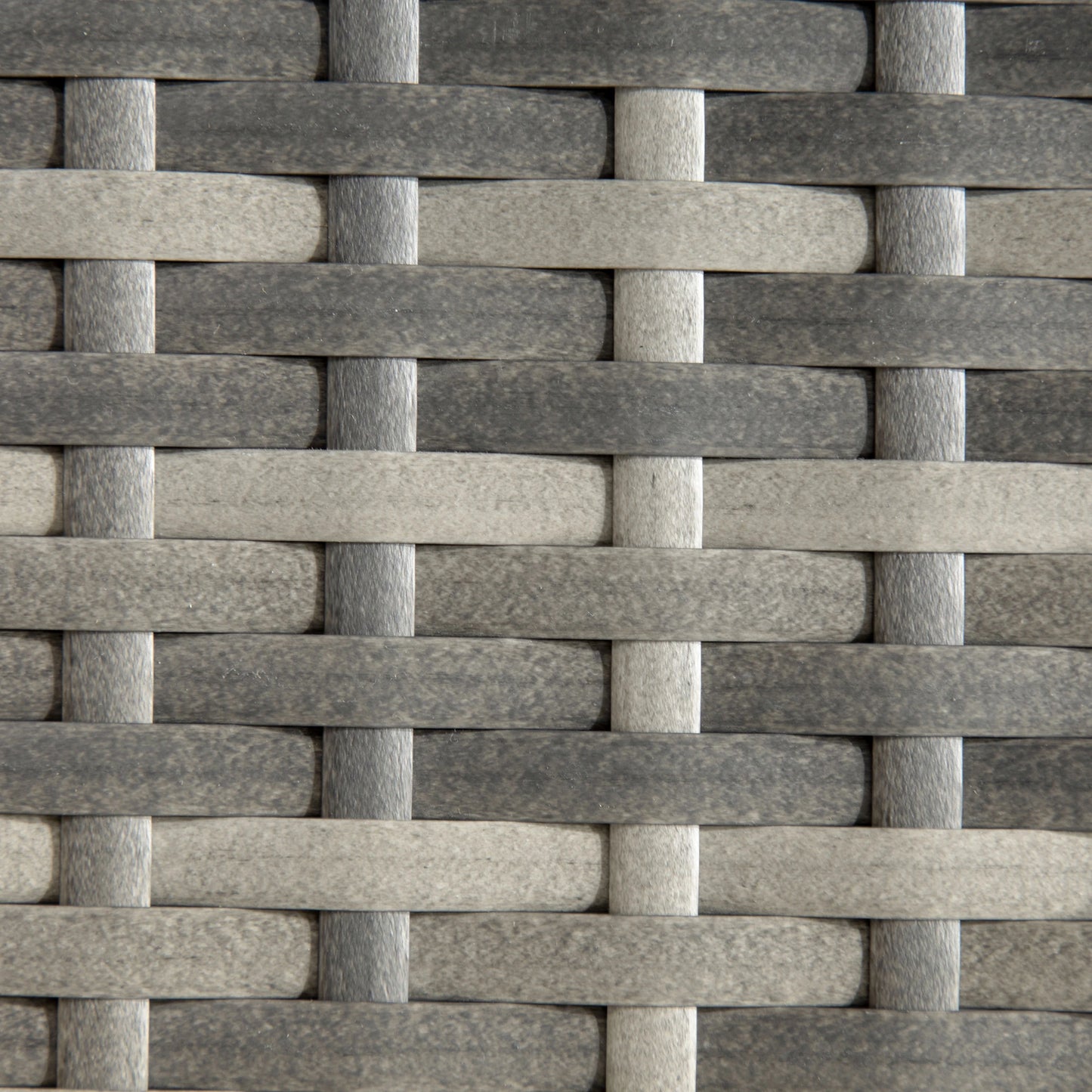 20" Patio Wicker Coffee Table, Outdoor, Mixed Grey, Grey Patio Side Tables at Gallery Canada