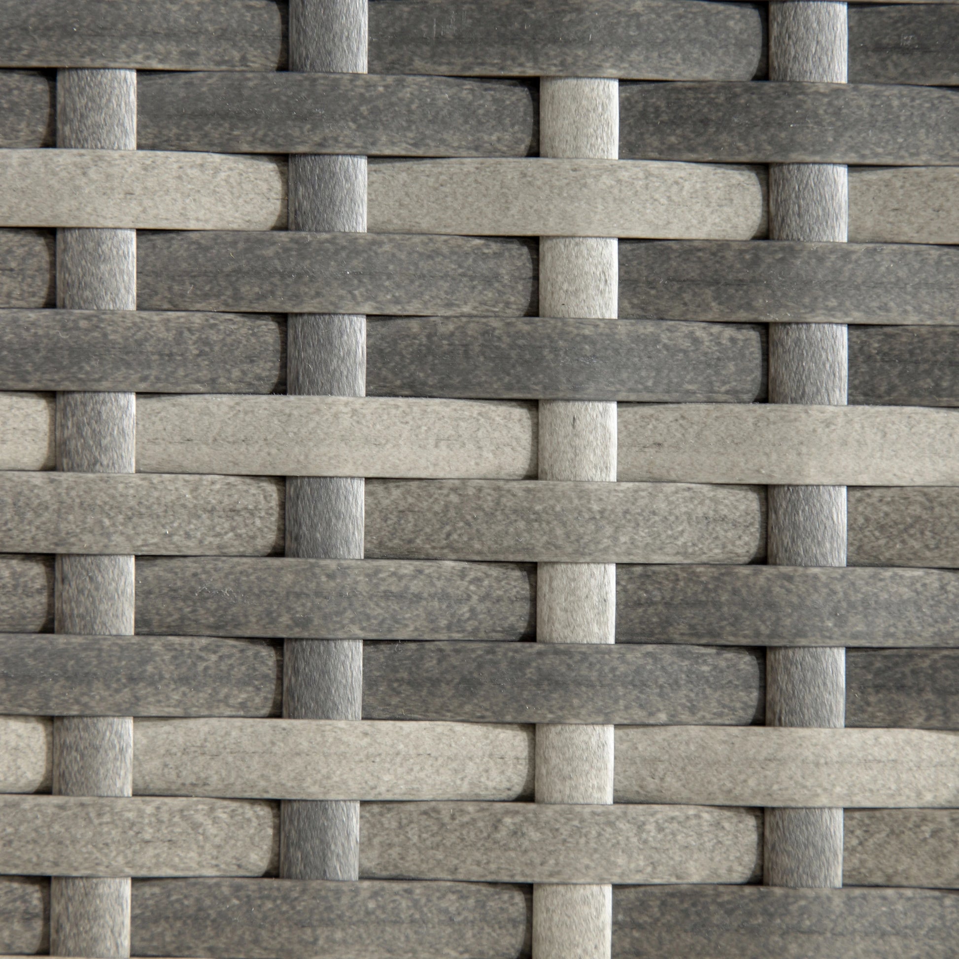 20" Patio Wicker Coffee Table, Outdoor, Mixed Grey, Grey Patio Side Tables at Gallery Canada