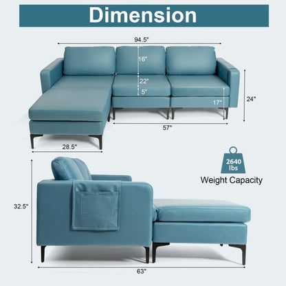 Living Room Furniture Set, Accent Chair, L-Shaped Sectional Sofa, LED Coffee Table Living Room at Gallery Canada