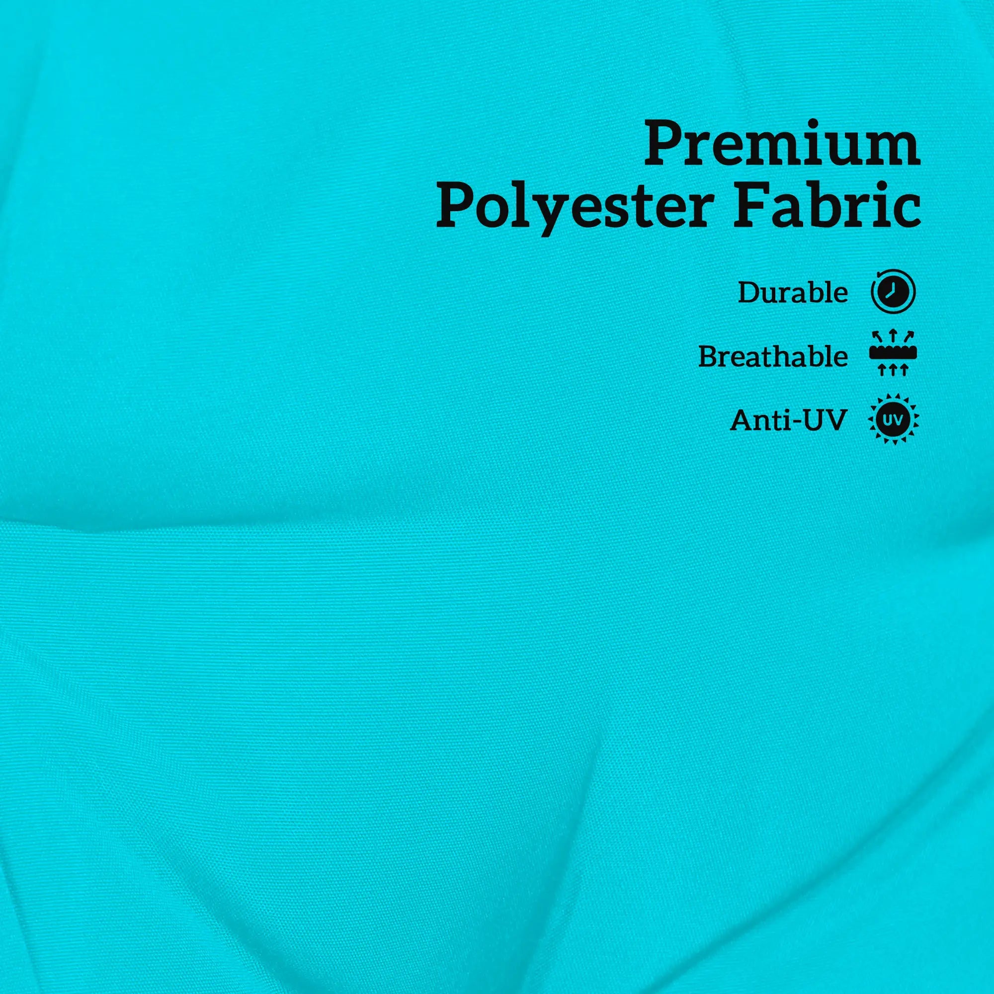 2 Seater Garden Bench Cushion, Thick Outdoor Non-Slip, 47