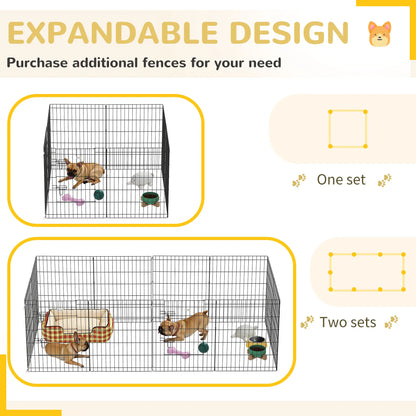 30inch Foldable Metal Pet Playpen, Dog Kennel Cage, 8 Panel Houses, Kennels & Pens at Gallery Canada