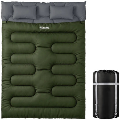 Queen Size, Double Sleeping Bag For Adults, Cold Weather, Green Camping Cots at Gallery Canada