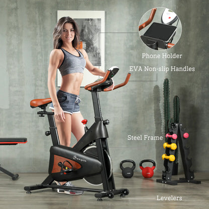 Stationary Exercise Bike, Adjustable Resistance Seat, Black Exercise & Stationary Bikes at Gallery Canada