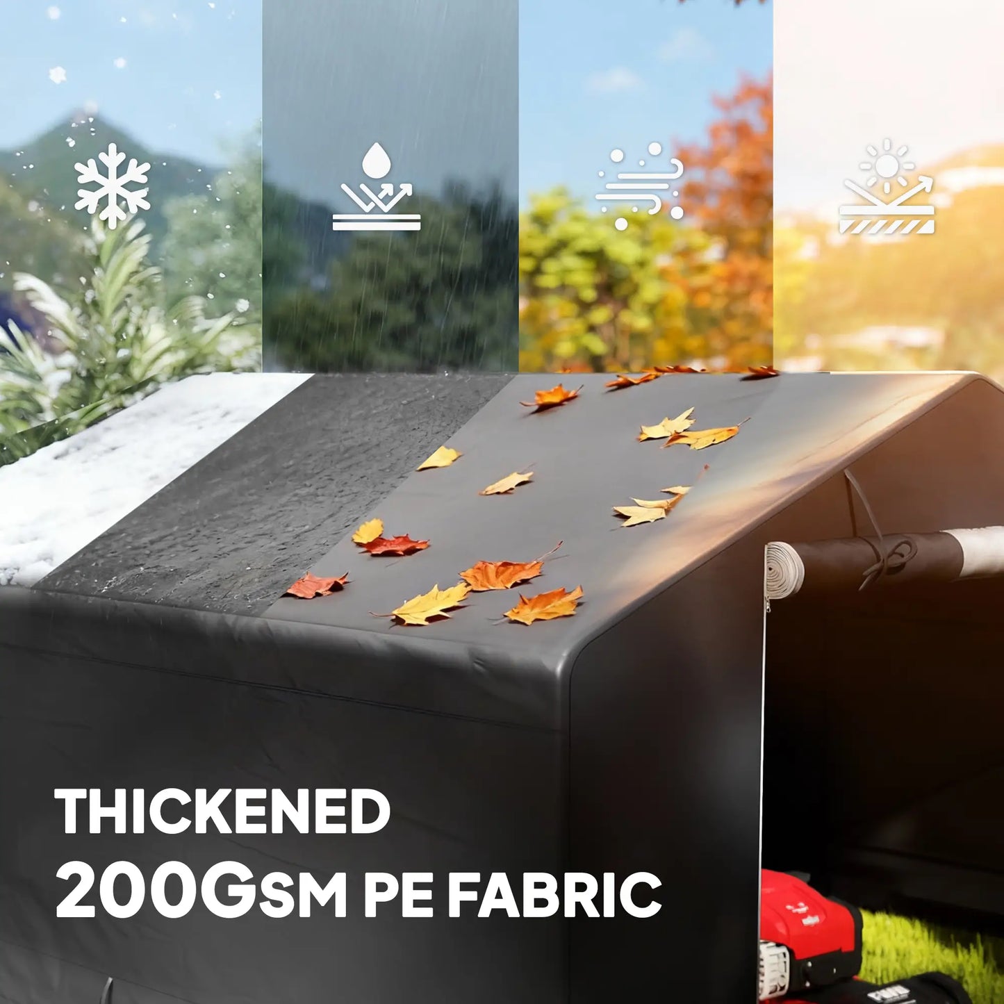 10' x 10' Portable Shed, Waterproof Bike Tent, Dark Grey Sheds at Gallery Canada
