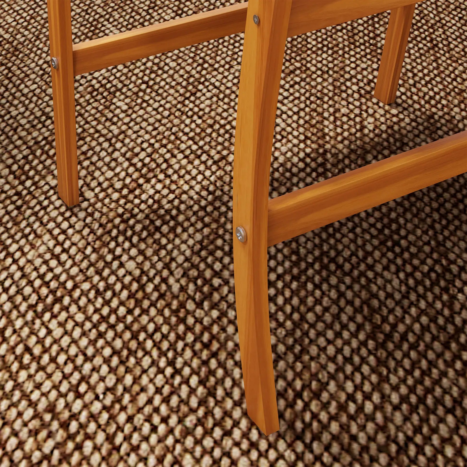 3 Piece Patio Set, Small Wooden Table and Chairs, Brown Bistro Sets at Gallery Canada