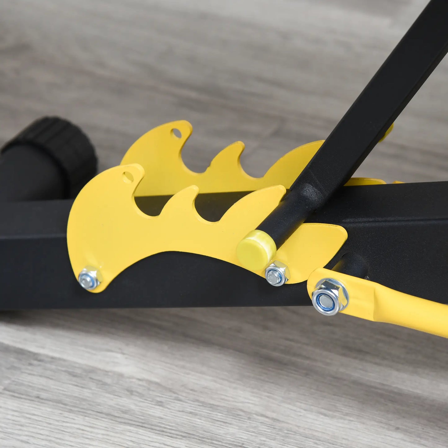Adjustable Weight Bench, Roman Chair, Hyper Extension, Ab Sit Up, Black and Yellow Weight Benches at Gallery Canada