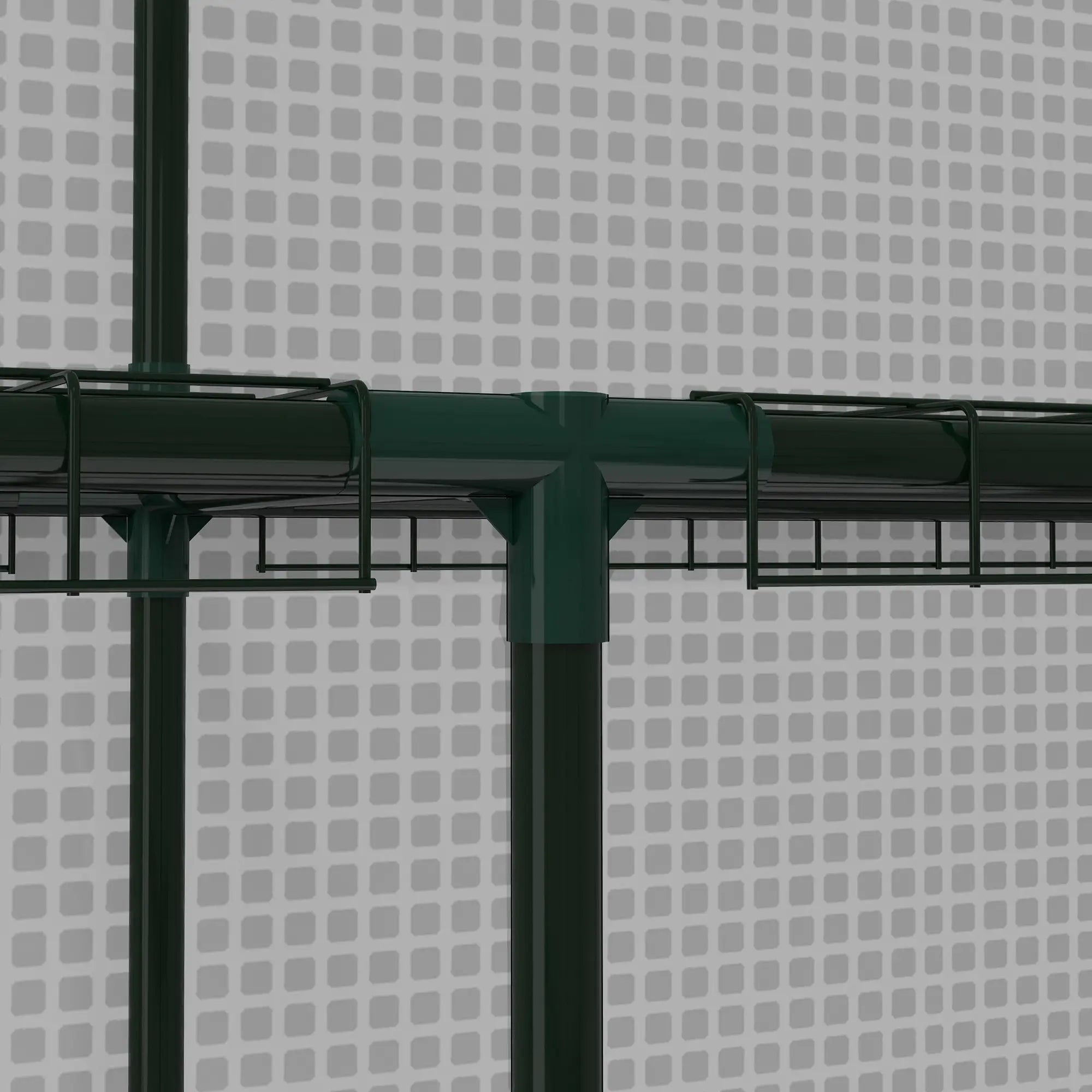 Portable Walk-In Greenhouse, 4.6' x 4.7', 2 Tier Shelves, White Walk In Greenhouses at Gallery Canada