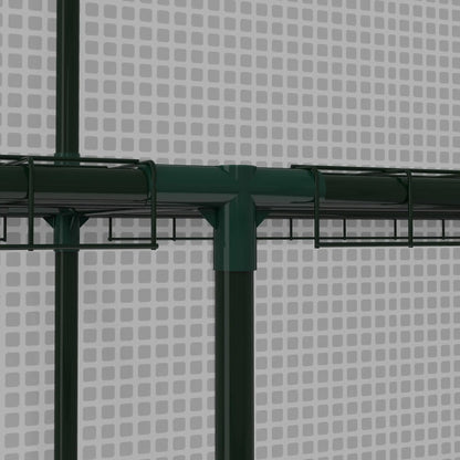 Portable Walk-In Greenhouse, 4.6' x 4.7', 2 Tier Shelves, White Walk In Greenhouses at Gallery Canada