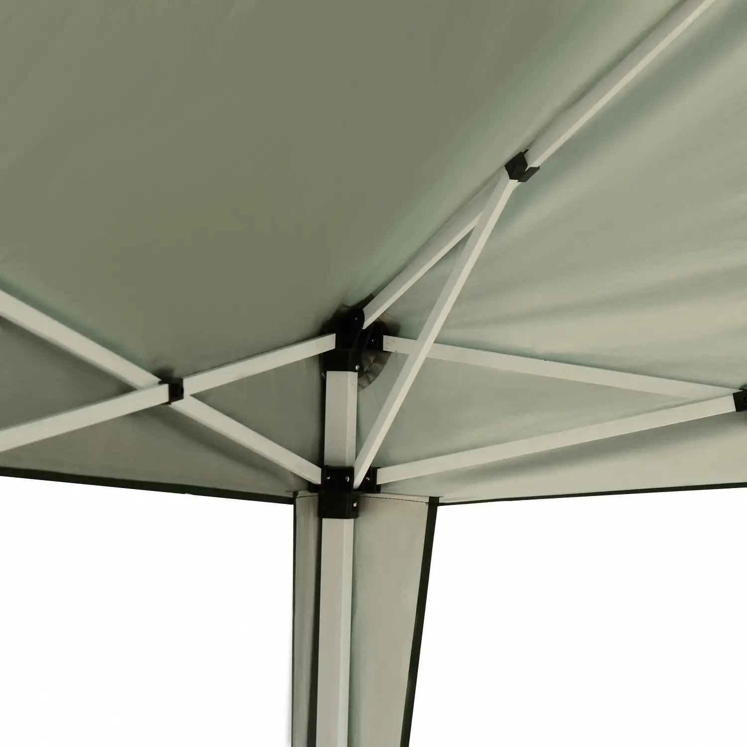 10 x 10ft Folding Pop Up Tent, Outdoor Gazebo Canopy, Dark Green Pop Up Canopies at Gallery Canada