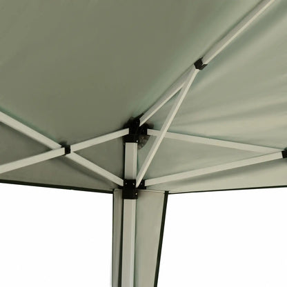 10 x 10ft Folding Pop Up Tent, Outdoor Gazebo Canopy, Dark Green Pop Up Canopies at Gallery Canada