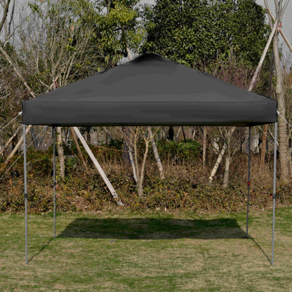 10' x 10' Pop Up Canopy Tent, Airy Top Vents, Wheeled Carry Bag, Black Pop Up Canopies at Gallery Canada