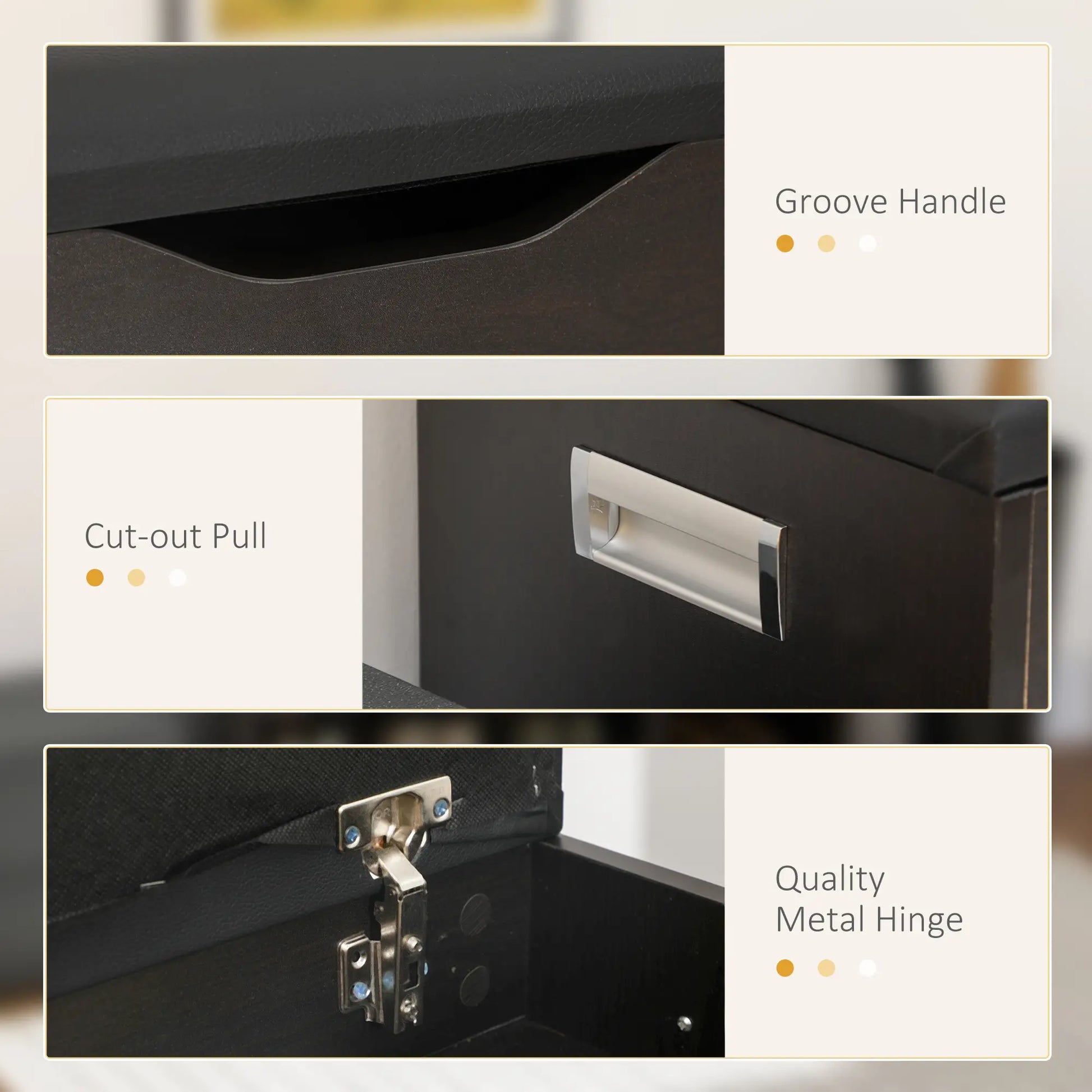 Shoe Bench with Padded Cushion, Hidden Storage, Black Shoe Storage Cabinets & Racks at Gallery Canada