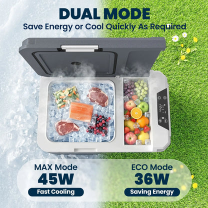 12 Volt Car Refrigerator, 26QT, App Control, 12/24V DC, 100-240V AC Car Coolers at Gallery Canada