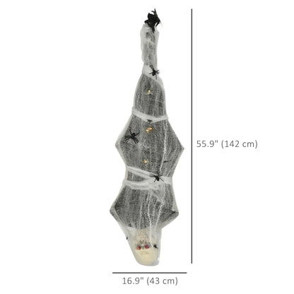 55.9 Inch Life Size Hanging Mummy with Spider Web, Animated, Motion Activated Halloween Decorations at Gallery Canada