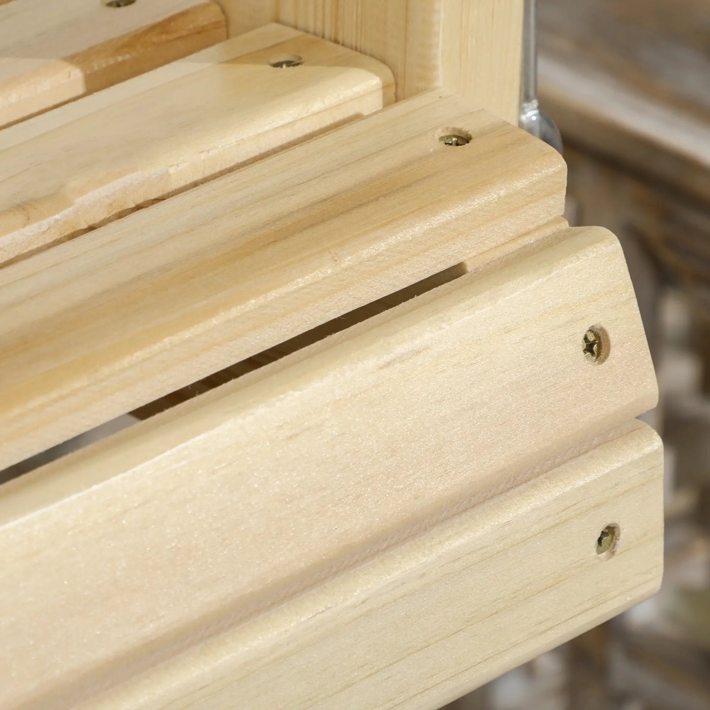 2-Seater Porch Swing, Adjustable Hanging Chains, Natural Wood Hanging Porch Swings at Gallery Canada