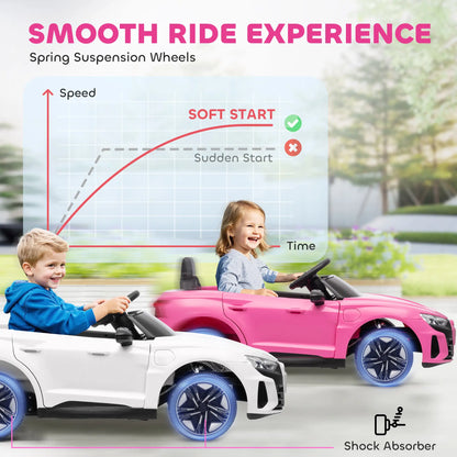 12V Ride-On Car with Remote Control, 3.1 MPH, Pink Electric Toy Cars at Gallery Canada