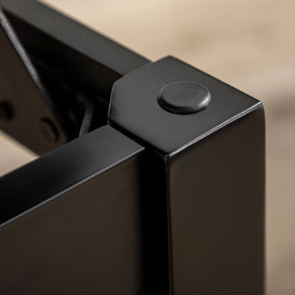 Adjustable Piano Bench, PU Leather, Button Tufted, Black Piano Benches at Gallery Canada