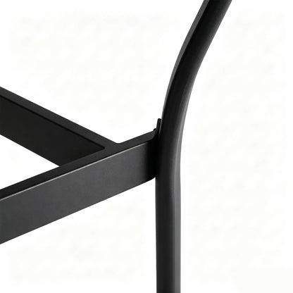 Outdoor Side Table, Slatted Tabletop, Metal Patio Coffee Table, Black Patio Side Tables at Gallery Canada