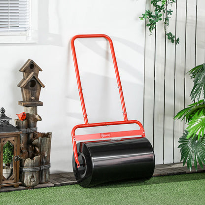Heavy Duty Lawn Roller, 20" Push Tow Sod Roller, Grass Flattener, Red Lawn Rollers at Gallery Canada