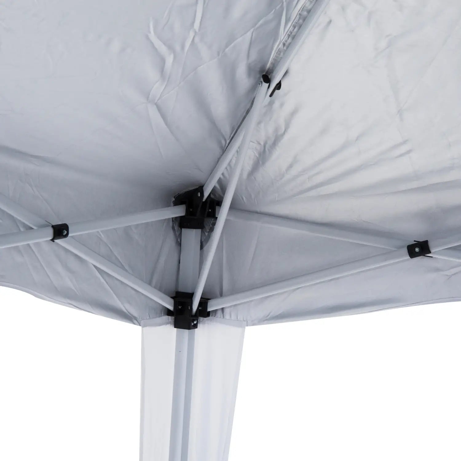 8' x 8' Pop Up Canopy, Outdoor Foldable Tent, Portable with Bag, White Pop Up Canopies at Gallery Canada