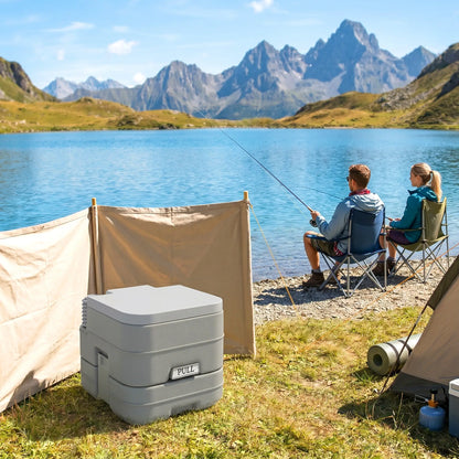 Portable Travel Toilet, Flushable Tank, Camping, Boating, 2.6 Gallon (10L) Camping Toilets at Gallery Canada