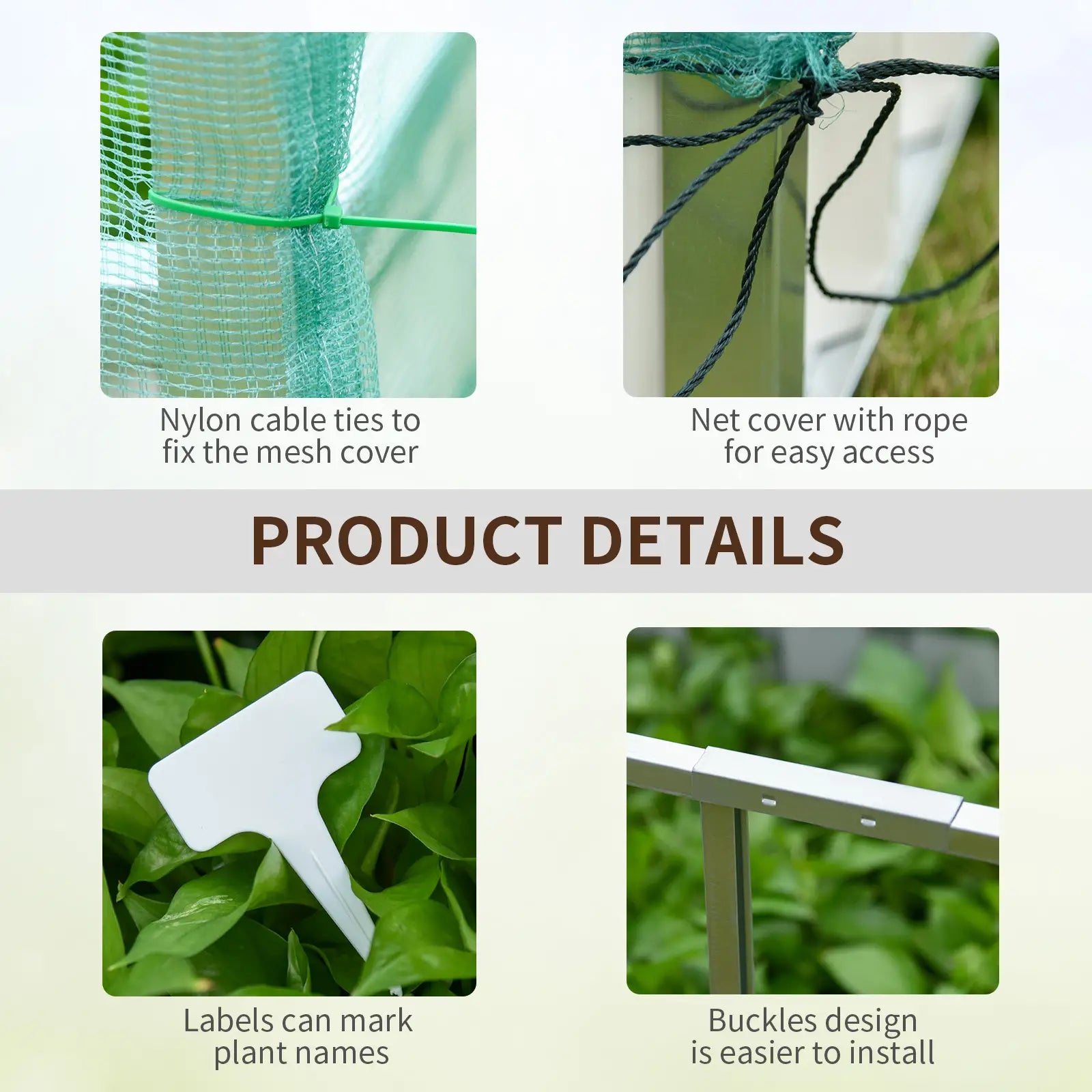 Raised Garden Bed, 5.7 x 3 x 2.3ft Steel Planter Box, Green Galvanized Planter Boxes at Gallery Canada