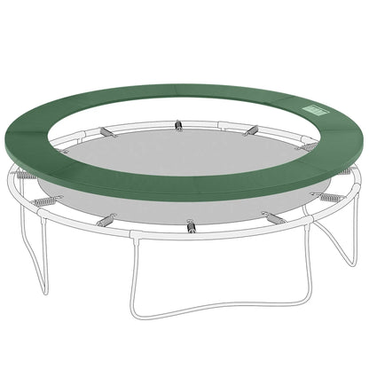 10ft Trampoline Replacement Safety Pad, Waterproof Spring Cover, Green Trampolines at Gallery Canada