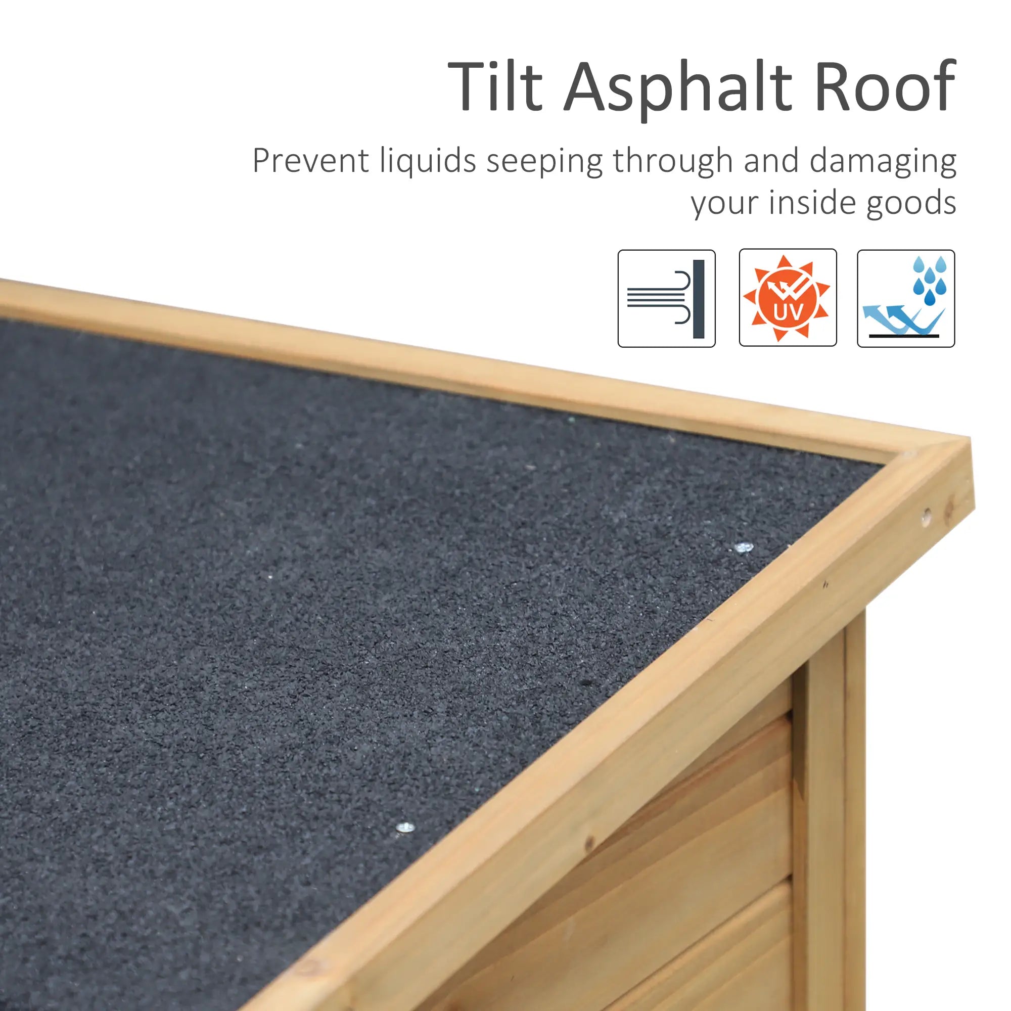 Wooden Garden Storage Shed, 2 Door, 34