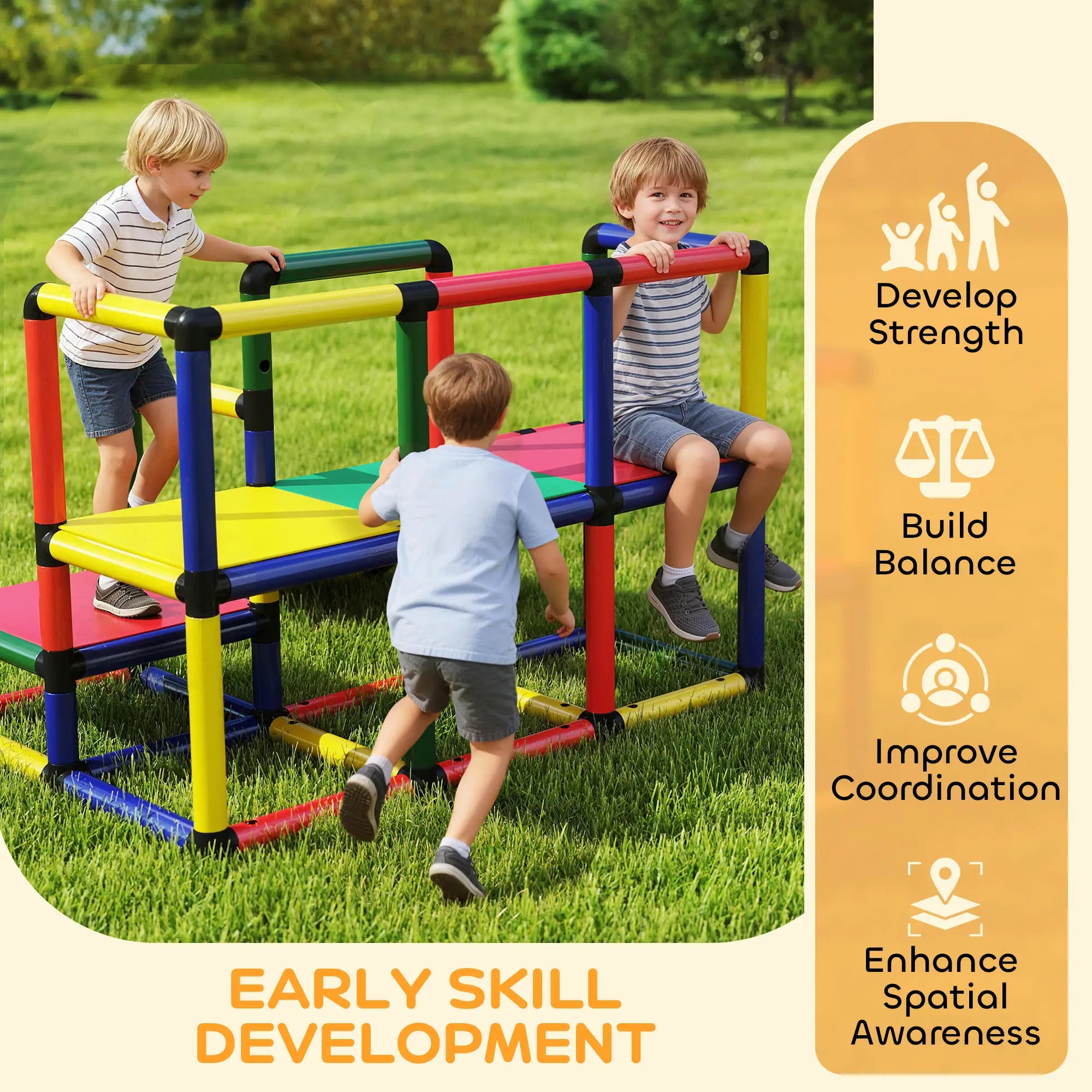 Kids Climbing Structure With Slide, Platform, Ages 1-6 Years, Mixed Colour Gym Sets & Swings at Gallery Canada