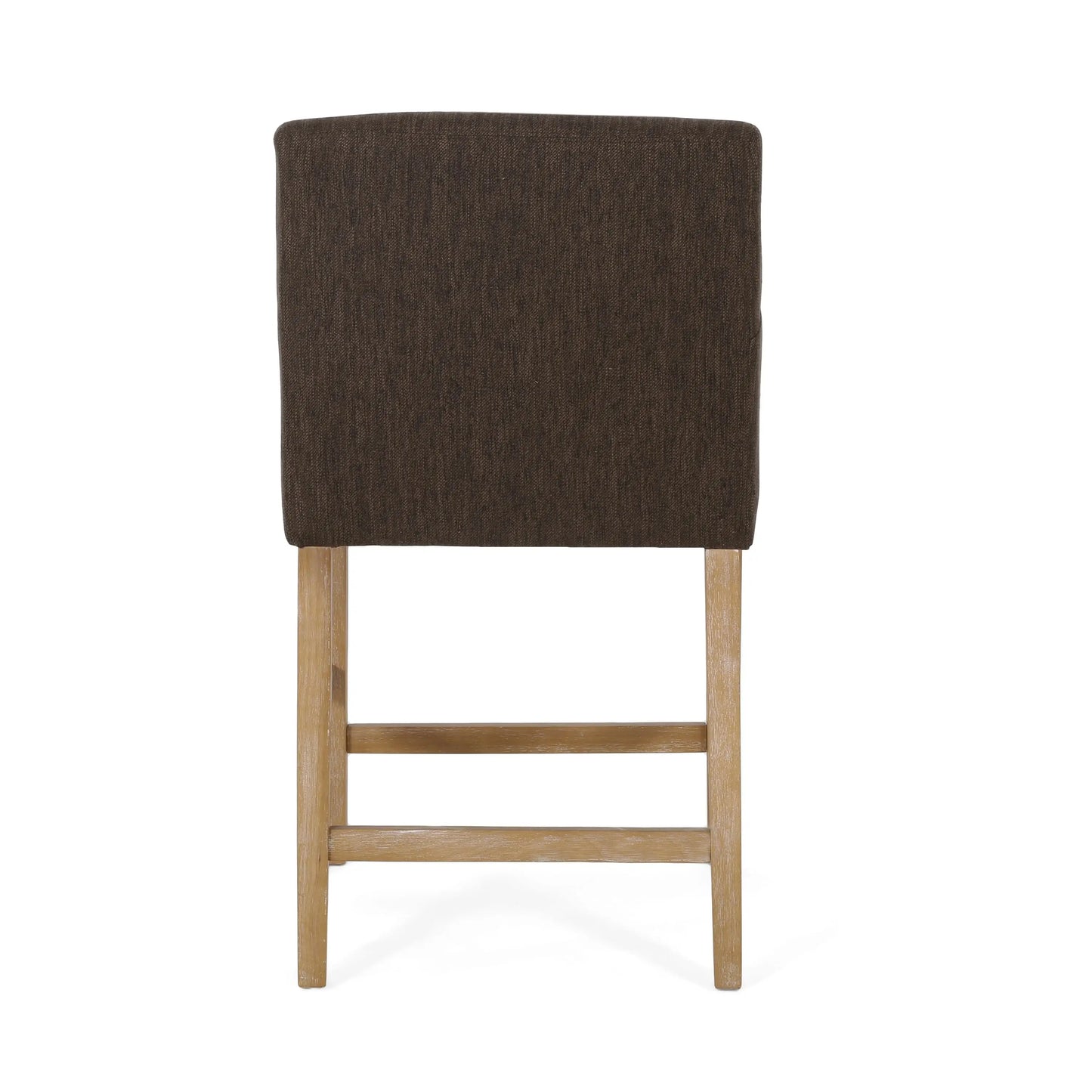 Upholstered Counter Stools, Rubberwood Frame, 24" L x 23" W x 39.5" H, Brown Bar Stools at Gallery Canada