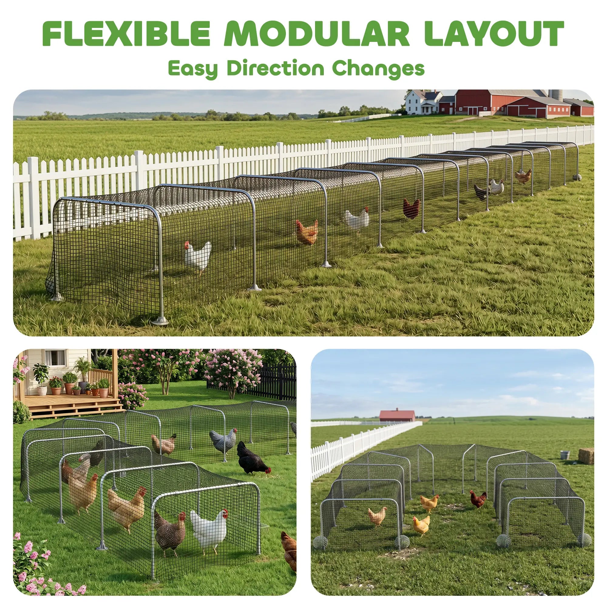 Extra Long Chicken Tunnel for Outside, 354