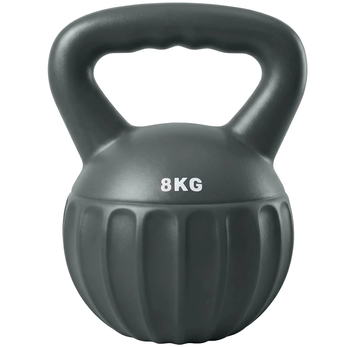 18 lbs Kettlebell, Non-Slip Handle For Home Gym, Grey Strength Training Equipment at Gallery Canada