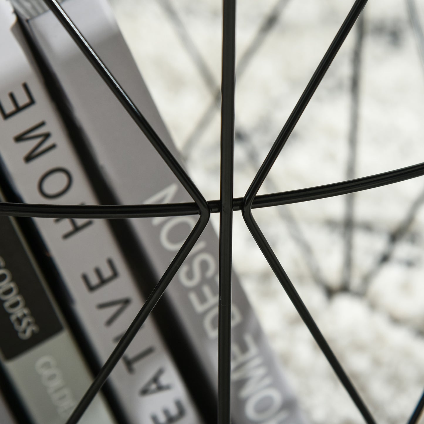 Set of 3 Nesting Coffee Tables with Storage, Round End Table with Removable Tray, Basket Side Tables with Metal Frame for Living Room, Black Side Tables at Gallery Canada