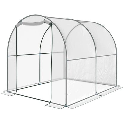 6.6' x 8.2' x 6.6' Dome Tunnel Greenhouse, Transparent Tunnel Greenhouses at Gallery Canada