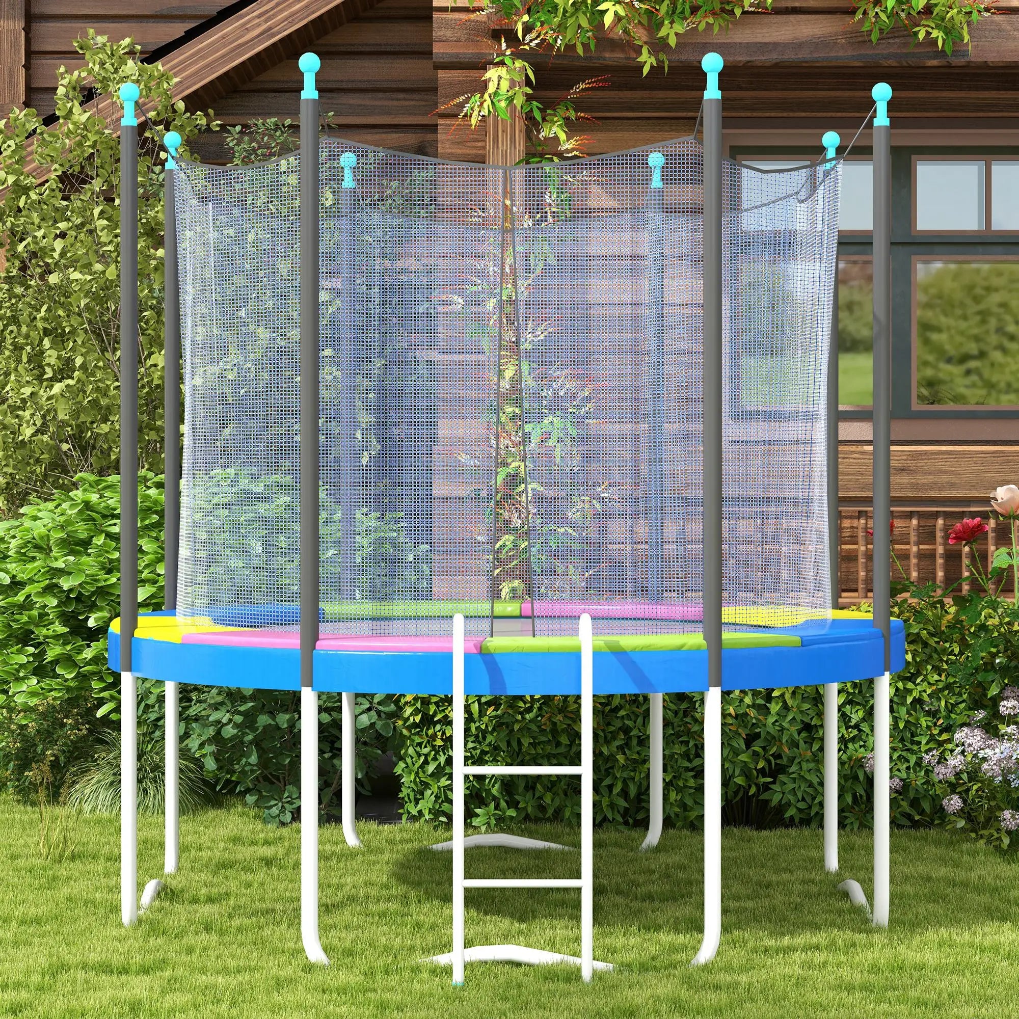 8FT Trampoline Spring Cover, Waterproof, Tear-Resistant, Multi-Colored Trampolines at Gallery Canada