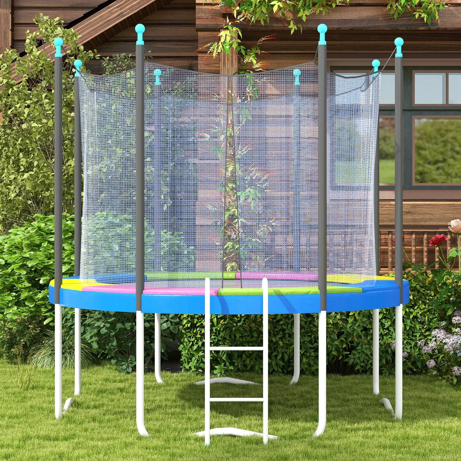 8FT Trampoline Spring Cover, Waterproof, Tear-Resistant, Multi-Colored Trampolines at Gallery Canada