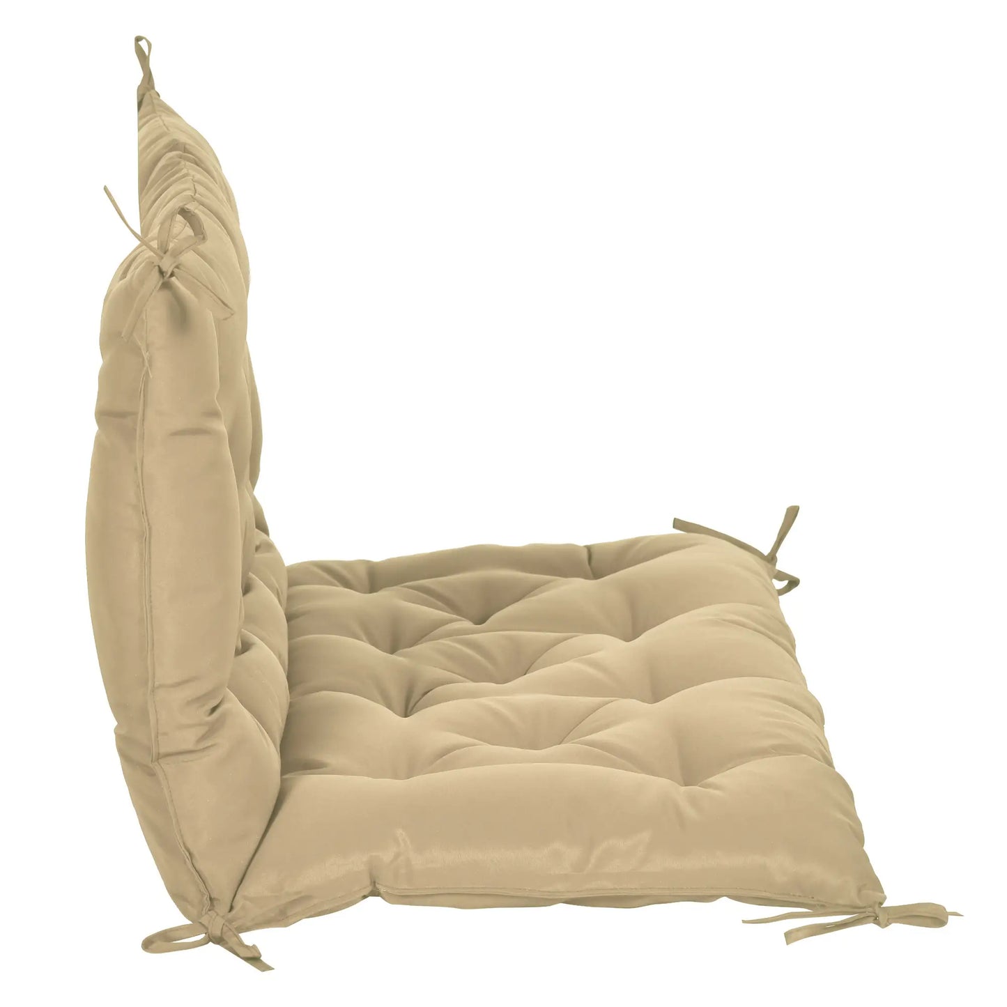 2-Seater Garden Bench Cushion, Swing Chair Mat Replacement, 39.4"x38.6", Khaki Patio Chair Cushions at Gallery Canada