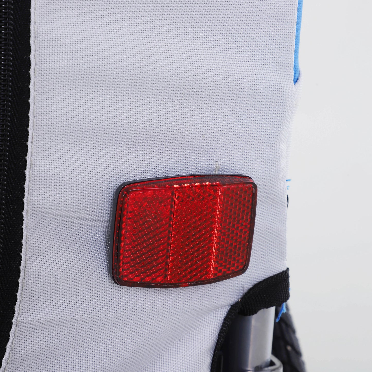 Dog Bike Trailer, Pet Cargo Carrier, 3 Entrances, Large Wheels, Mesh Screen, White Dog Bike Trailers & Strollers at Gallery Canada