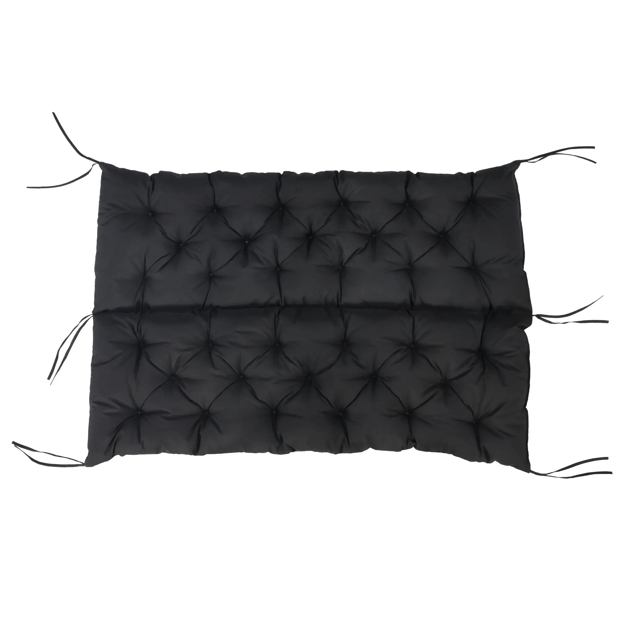 Porch Swing Cushion Garden Bench Cushion with Backrest, Non-Slip 3-Seater Thick Pad, Swing Chair Mat Replacement for Indoor and Outdoor, 59.1