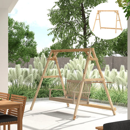 770lbs Porch Swing Frame, Heavy Duty A-Frame Stand, Reinforced Bars Hammock Stands at Gallery Canada