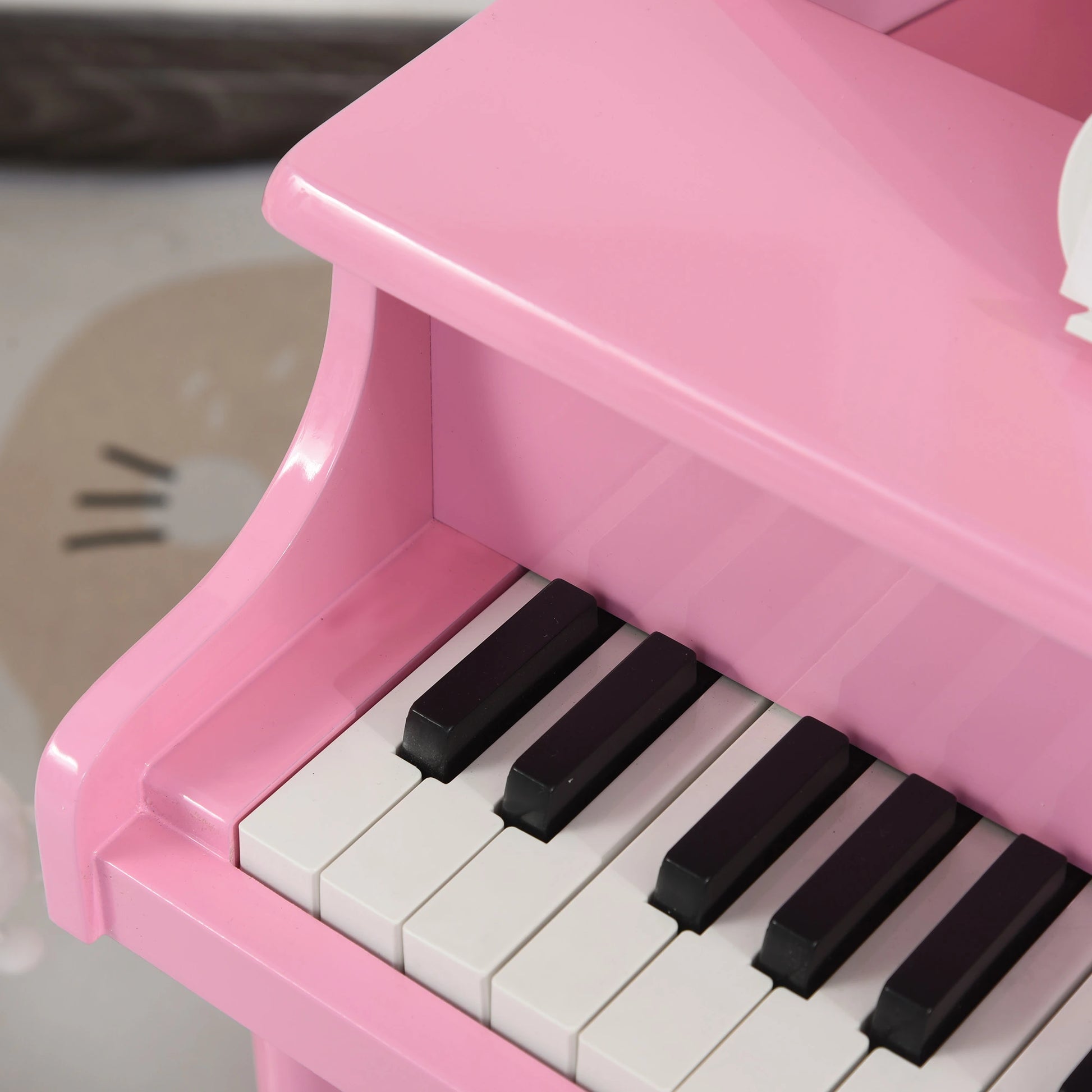 Modern Kids Piano, 30 Keys, Mini Toy with Music Stand, Pink Electronic Musical Pianos at Gallery Canada
