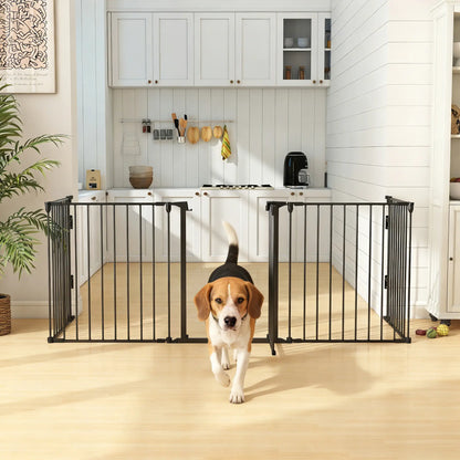 Foldable Dog Playpen, Indoor for Small Medium Dogs, Black Houses, Kennels & Pens at Gallery Canada