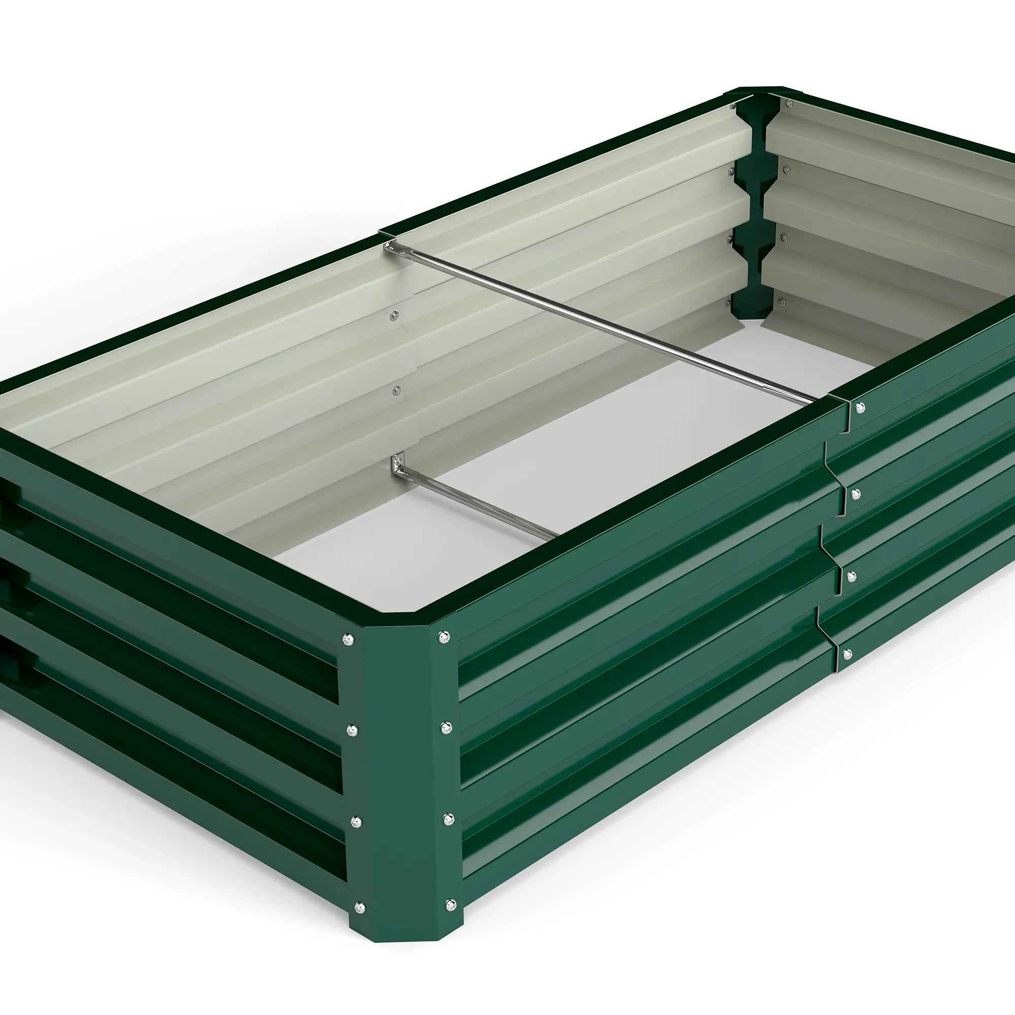 4' x 2' x 1' Raised Garden Bed, Set of 2 Galvanized Planter Box Galvanized Planter Boxes at Gallery Canada