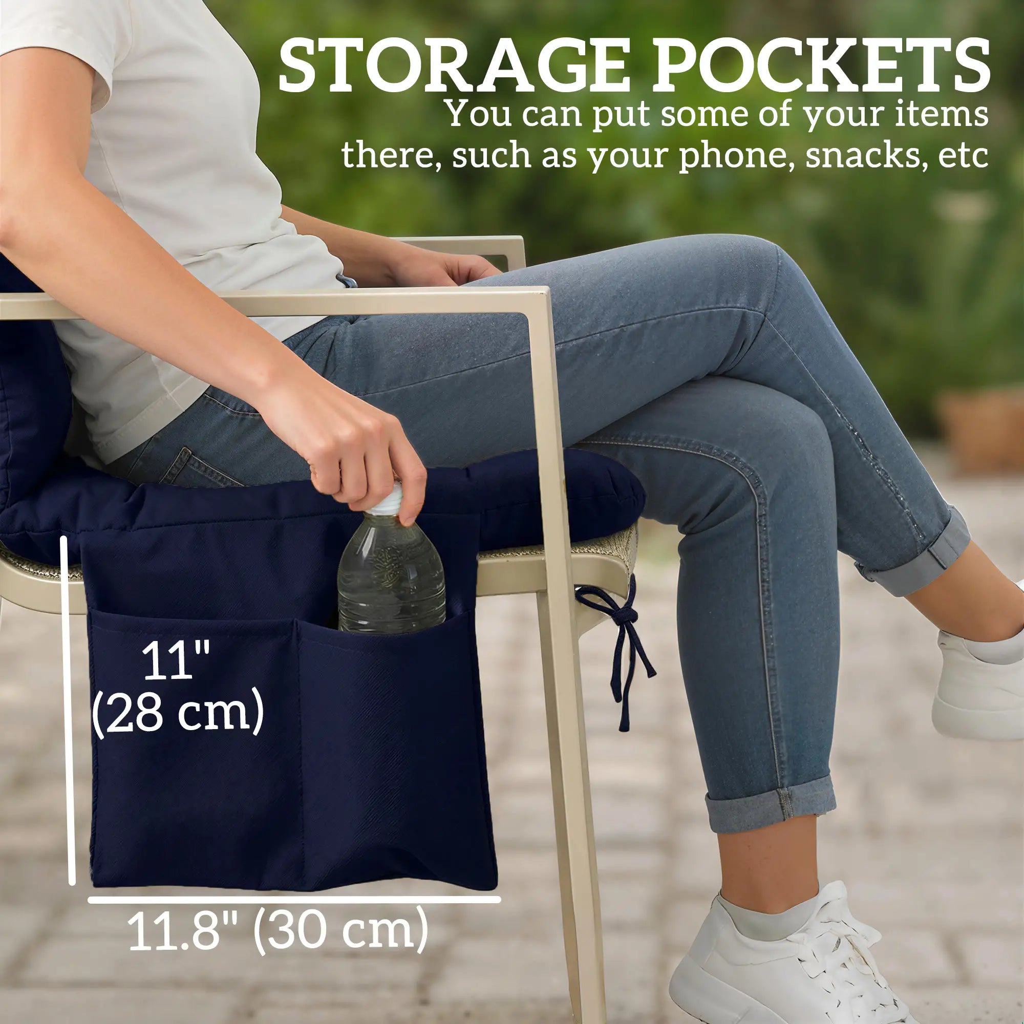 Water-Repellent Bench Cushion, 59.1