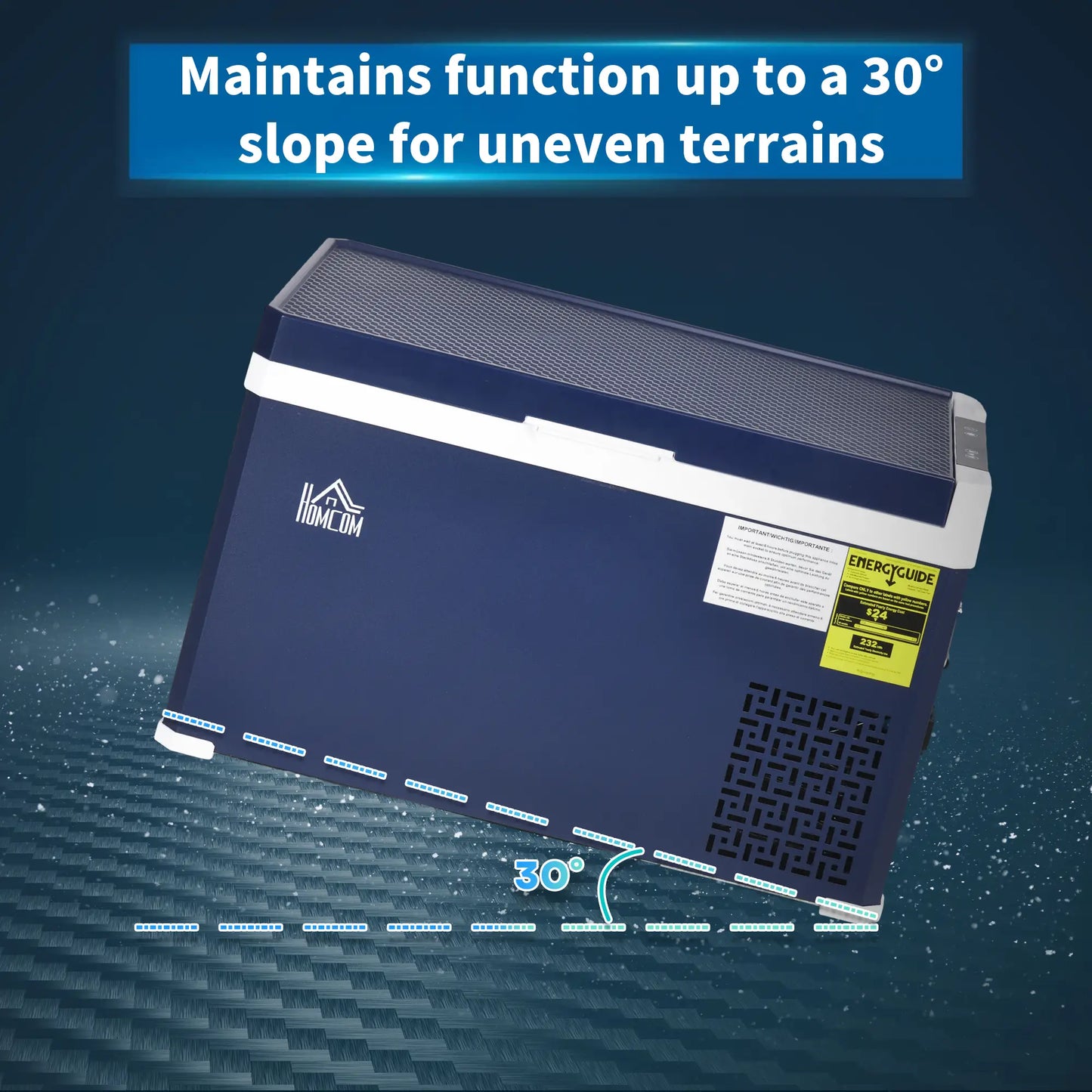 Dual Zone Car Fridge, 32 Quart, 12/24V DC, 100V-240V AC, -4℉-68℉ Car Coolers at Gallery Canada