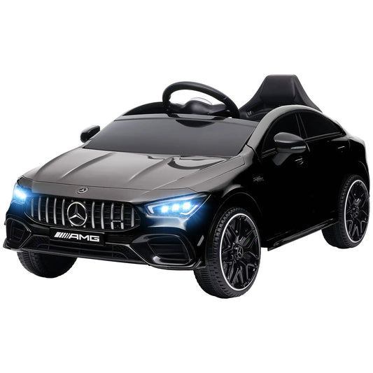 12V Ride On Car, Kids Electric Car, Remote Control, LED Lights, Black Electric Toy Cars Black at Gallery Canada