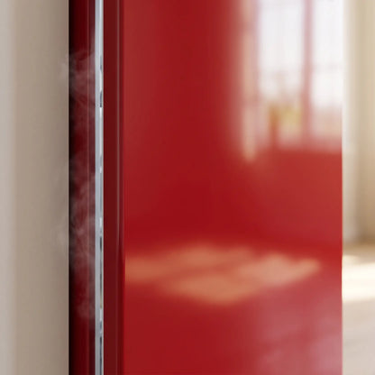 Upright Freezer 2.1 Cubic Feet, Reversible Door, 2 Shelves, Red