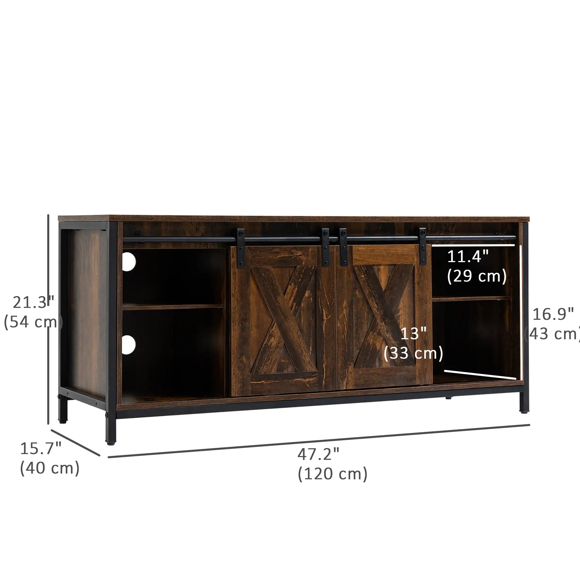 Industrial TV Stand for 60