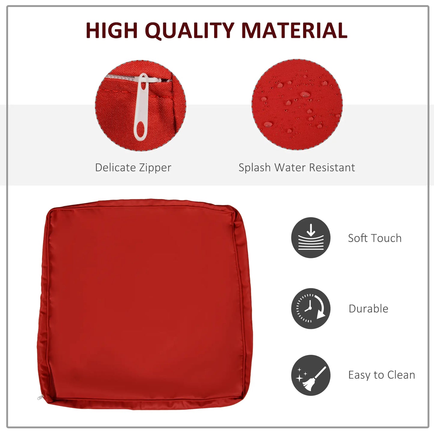 14pc Patio Rattan Sofa Set, Polyester Cover Replacement, Red Patio Chair Cushions at Gallery Canada